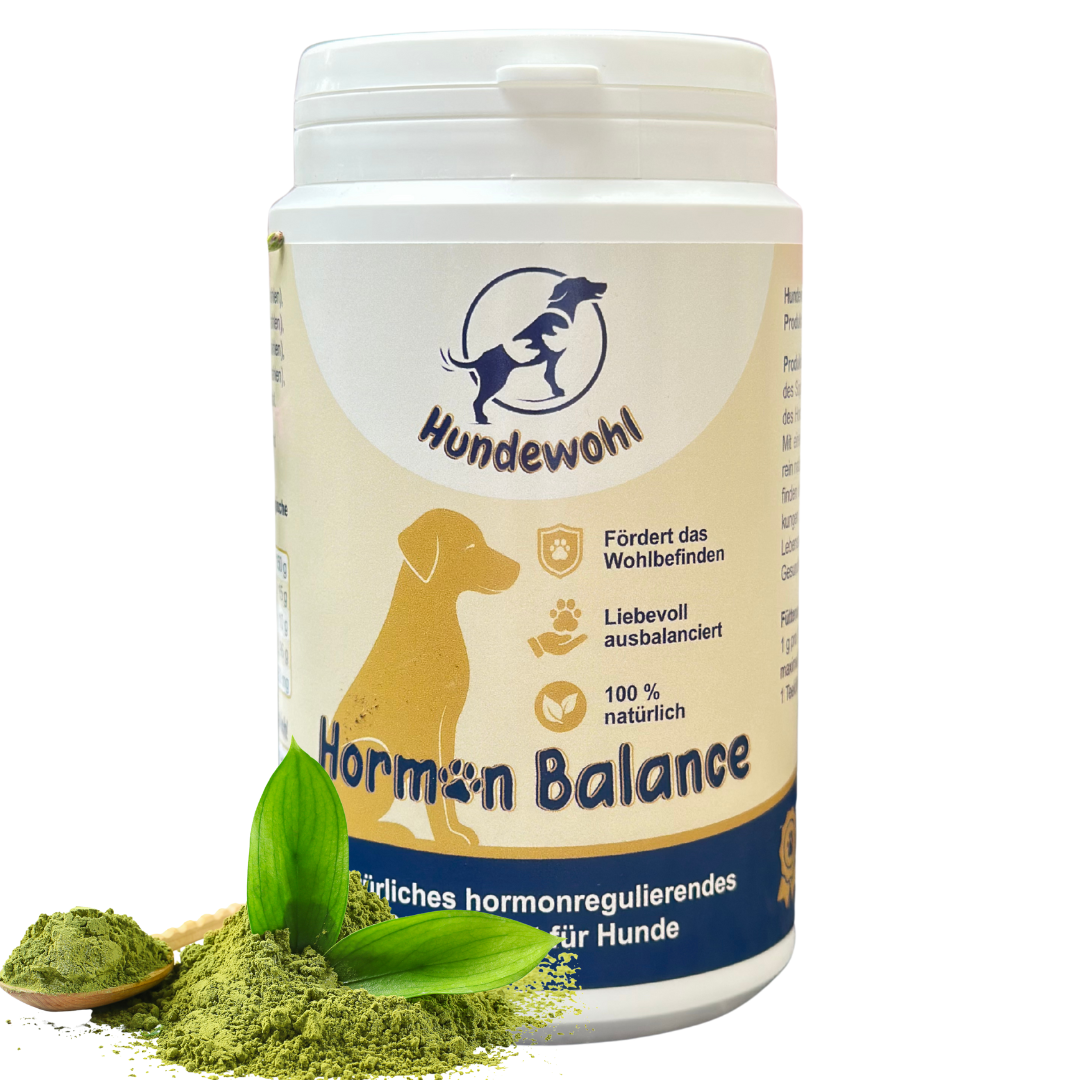 Hormon Balance - natürliches hormonregulierendes Supplement für Hunde.