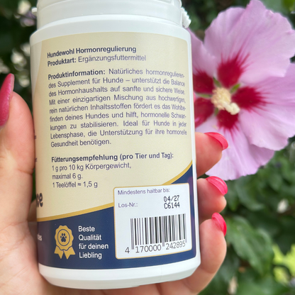 Hormon Balance - natürliches hormonregulierendes Supplement für Hunde.